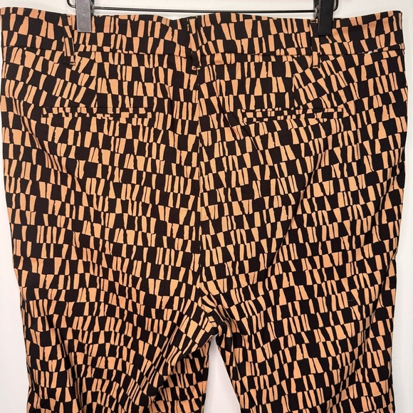 Addition Elle Michel Studio Tan & Black Graphic Print Ankle Size 16 - Picture 9 of 12